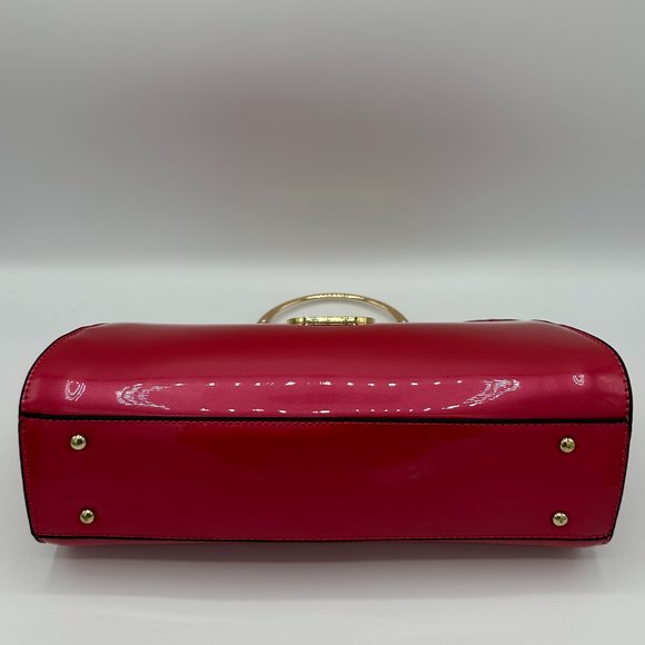 NWT Brangio Italy Starry Embrace Metallic Clutch/Crossbody - Rose - Picture 7 of 15